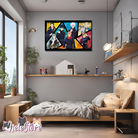Jujutsu Kaisen (45) Cuadro 40x30 cm, 60x39 cm, 70x50 cm