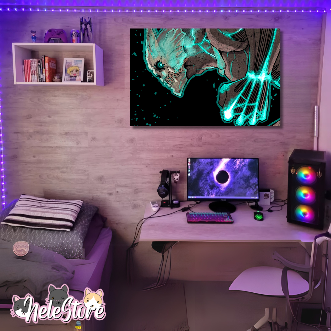 Kaiju n8 (1) Cuadro 40x30 cm, 60x39 cm, 70x50 cm