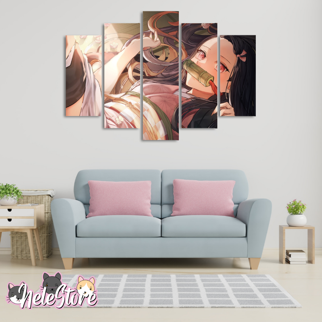 Kimetsu No Yaiba (10) - Segmentado 5 piezas 110x80 cm