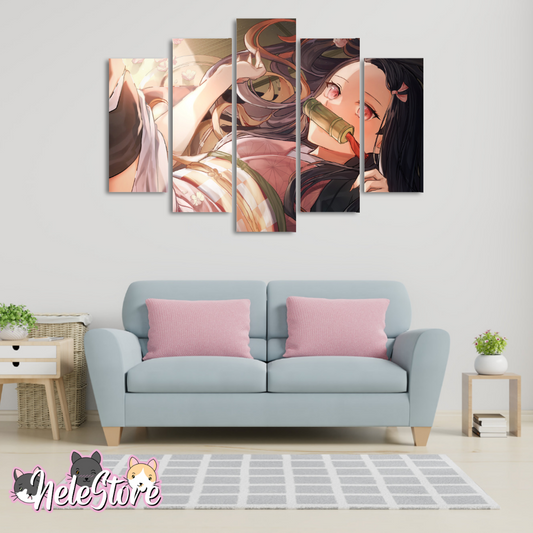 Kimetsu No Yaiba (10) - Segmentado 5 piezas 110x80 cm