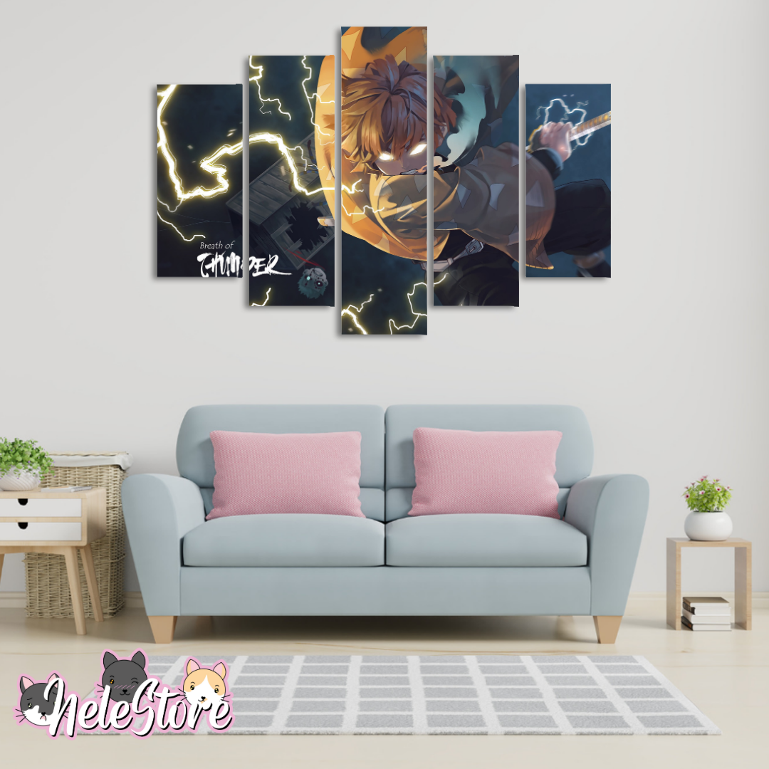 Kimetsu No Yaiba (4) - Segmentado 5 piezas 110x80 cm