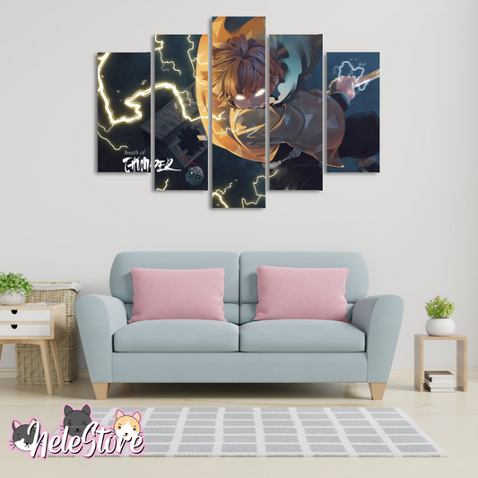 Kimetsu No Yaiba (4) - Segmentado 5 piezas 110x80 cm