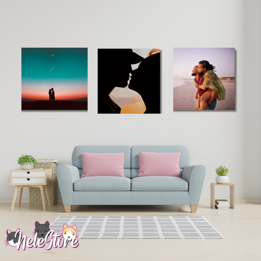 Promoción 3 Cuadros 40x40 cm