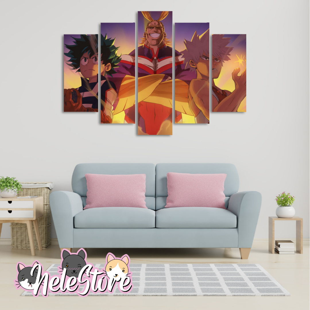 My Hero Academia (1) - Segmentado 5 piezas 110x80 cm