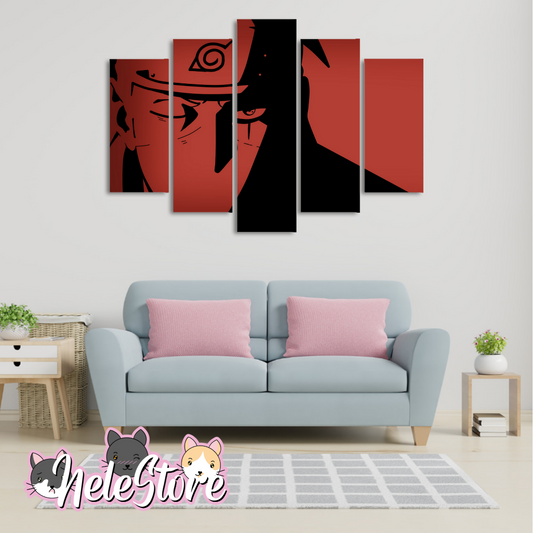 Naruto (10) - Segmentado 5 piezas 110x80 cm
