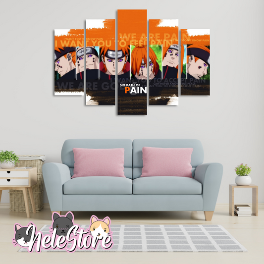 Naruto (15) - Segmentado 5 piezas 110x80 cm