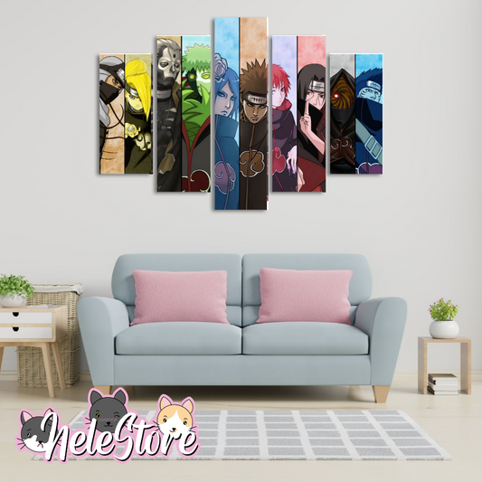 Naruto (5) - Segmentado 5 piezas 110x80 cm