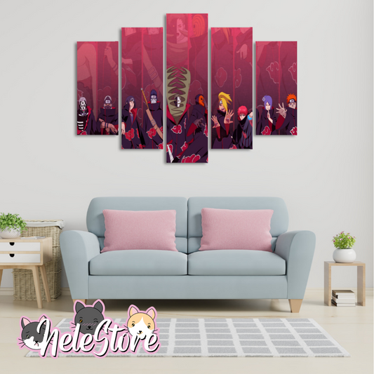 Naruto (6) - Segmentado 5 piezas 110x80 cm