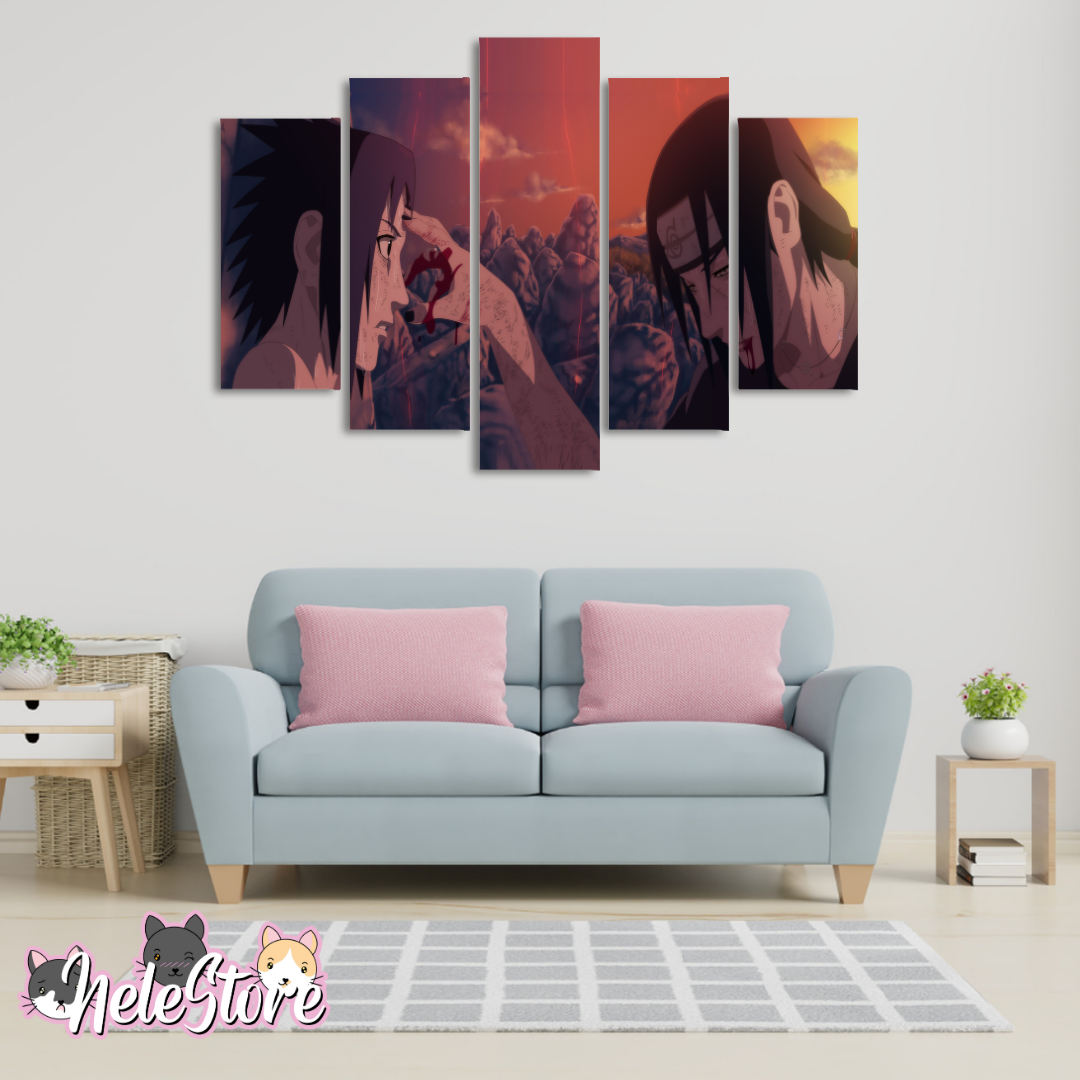 Naruto (7) - Segmentado 5 piezas 110x80 cm