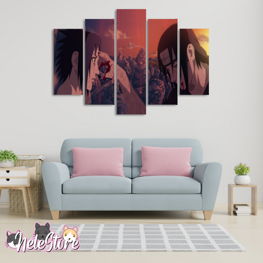 Naruto (7) - Segmentado 5 piezas 110x80 cm