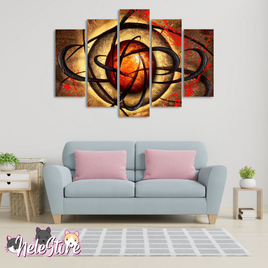 Ojo Secreto - Segmentado 5 piezas 110x80 cm