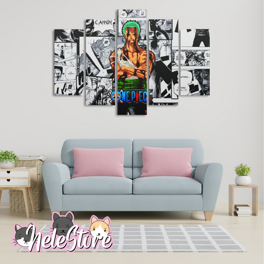 One Piece (5) - Segmentado 5 piezas 110x80 cm