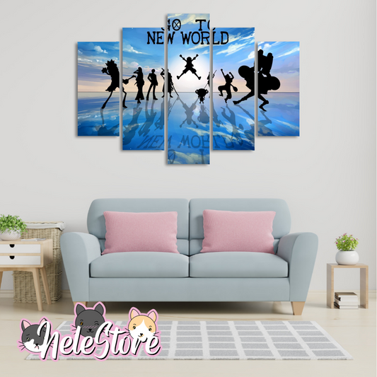 One Piece (6) - Segmentado 5 piezas 110x80 cm