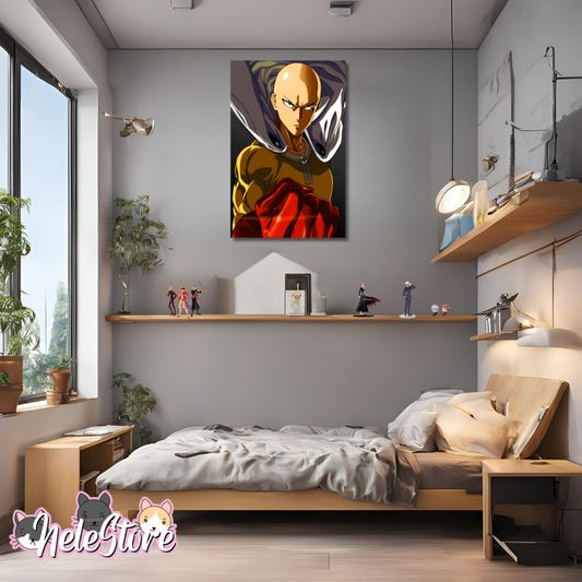 One Punch-Man (2) Cuadro 40x30 cm, 60x39 cm, 70x50 cm
