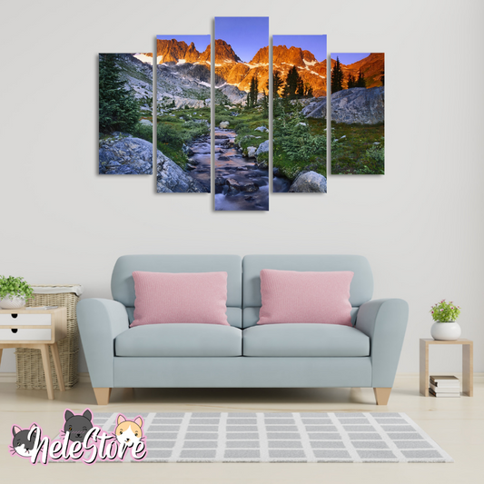 Paisaje (1) - Segmentado 5 piezas 110x80 cm