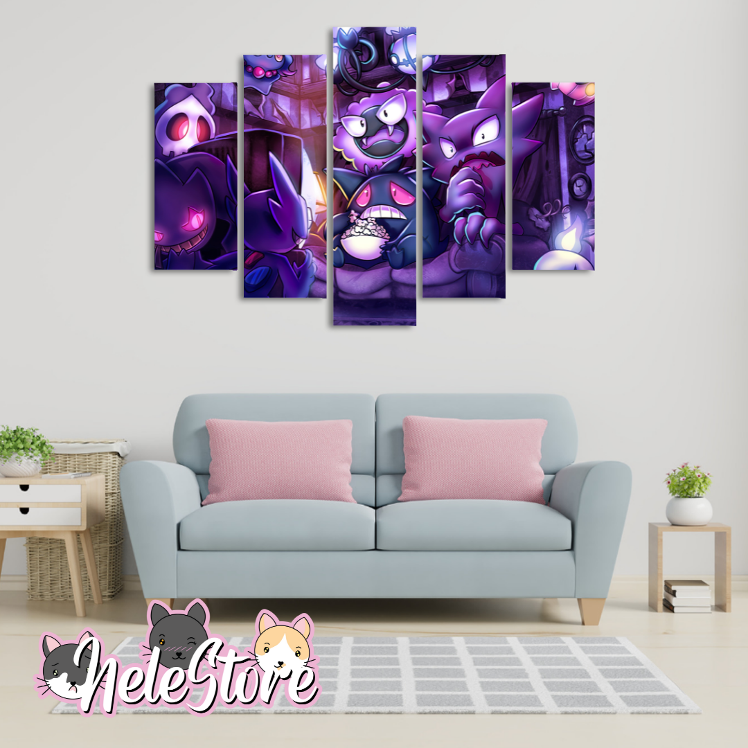 Pokemon (2) - Segmentado 5 piezas 110x80 cm