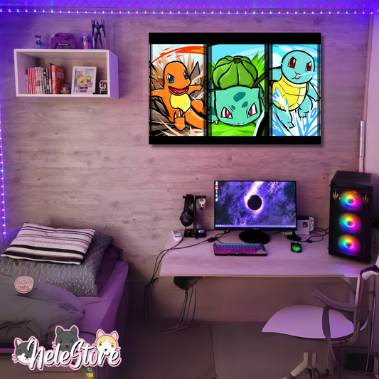 Pokemon (1) Cuadro 40x30 cm, 60x39 cm, 70x50 cm