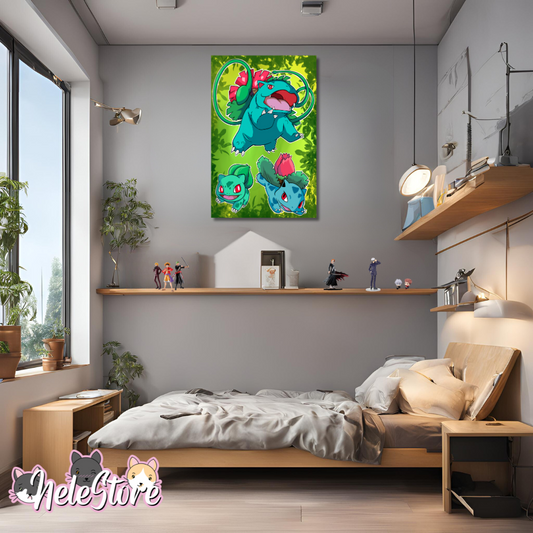 Pokemon (12) Cuadro 40x30 cm, 60x39 cm, 70x50 cm