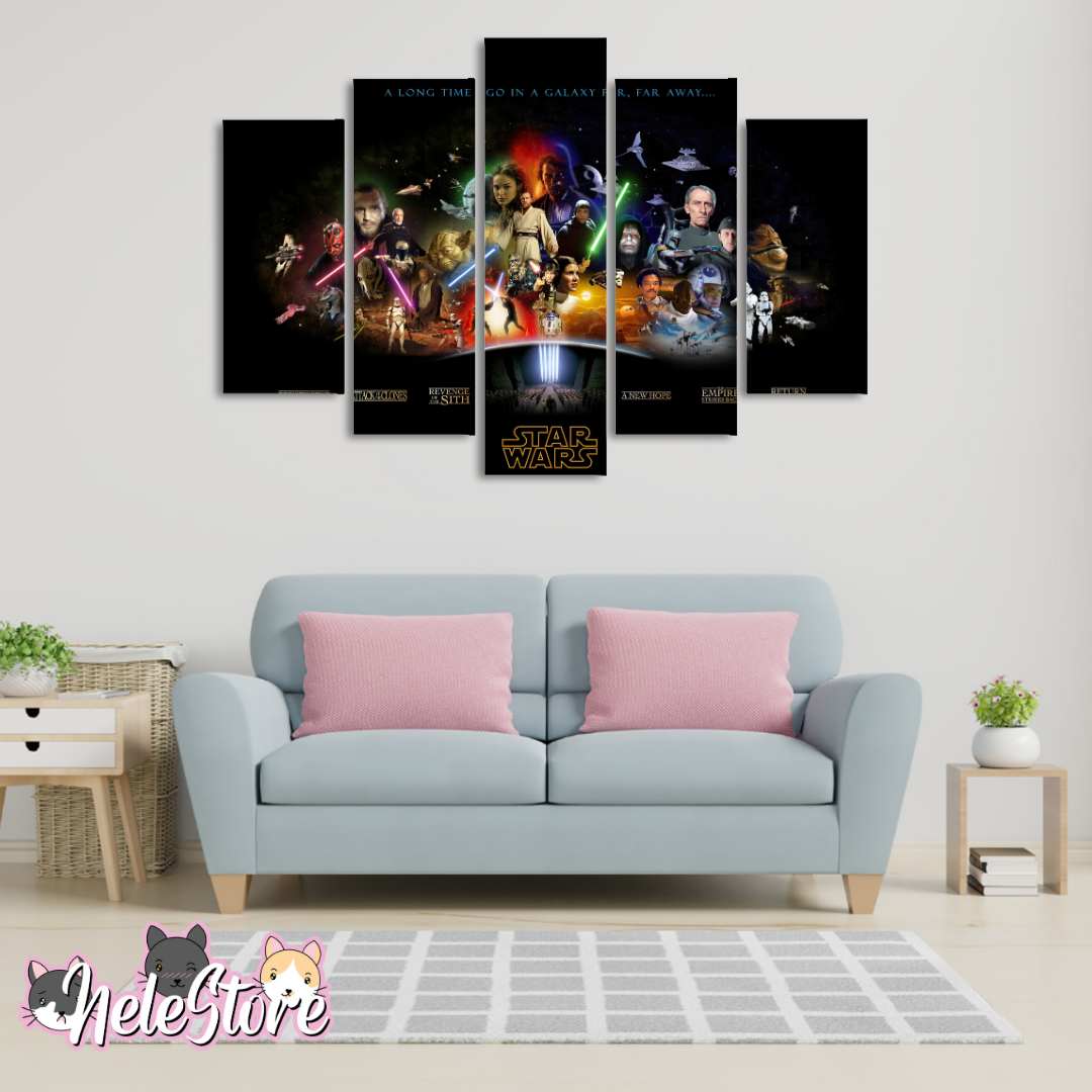 Star Wars (6) - Segmentado 5 piezas 110x80 cm